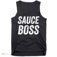 Sauce Boss Chef BBQ Cook Food Humorousa Tank Top thumb 0