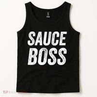 Sauce Boss Chef BBQ Cook Food Humorousa Tank Top thumb 2