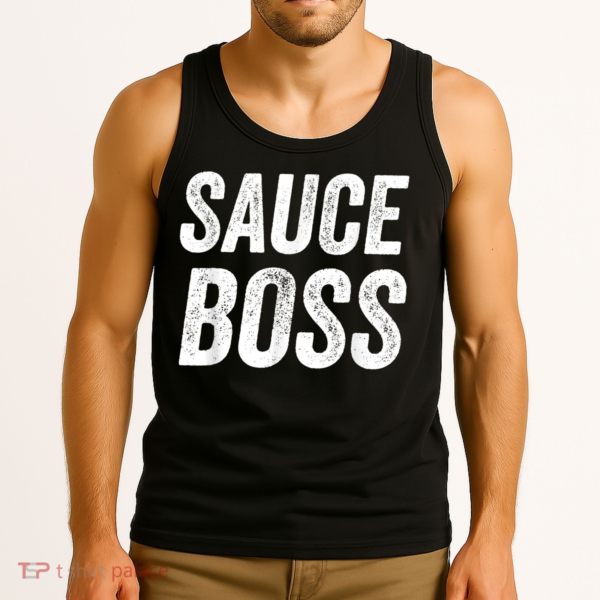 Sauce Boss Chef BBQ Cook Food Humorousa Tank Top