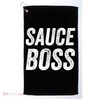 Sauce Boss Chef BBQ Cook Food Humorousa Golf Towel thumb 0