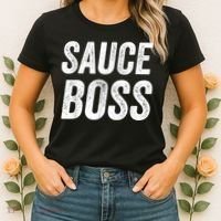 Sauce Boss Chef BBQ Cook Food Humorousa Women's T-Shirt thumb 2