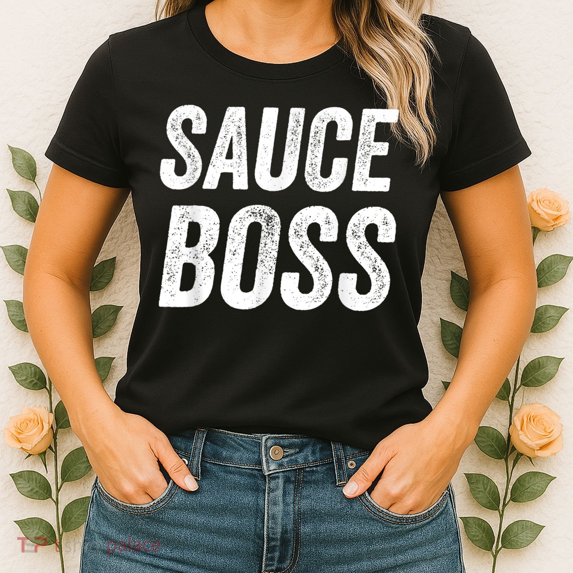 Sauce Boss Chef BBQ Cook Food Humorousa Women's T-Shirt