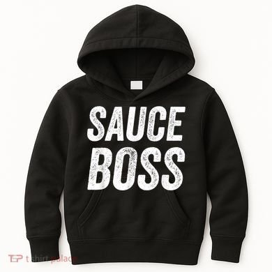 Sauce Boss Chef BBQ Cook Food Humorousa Kids Hoodie