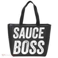 Sauce Boss Chef BBQ Cook Food Humorousa Tote Bag thumb 0