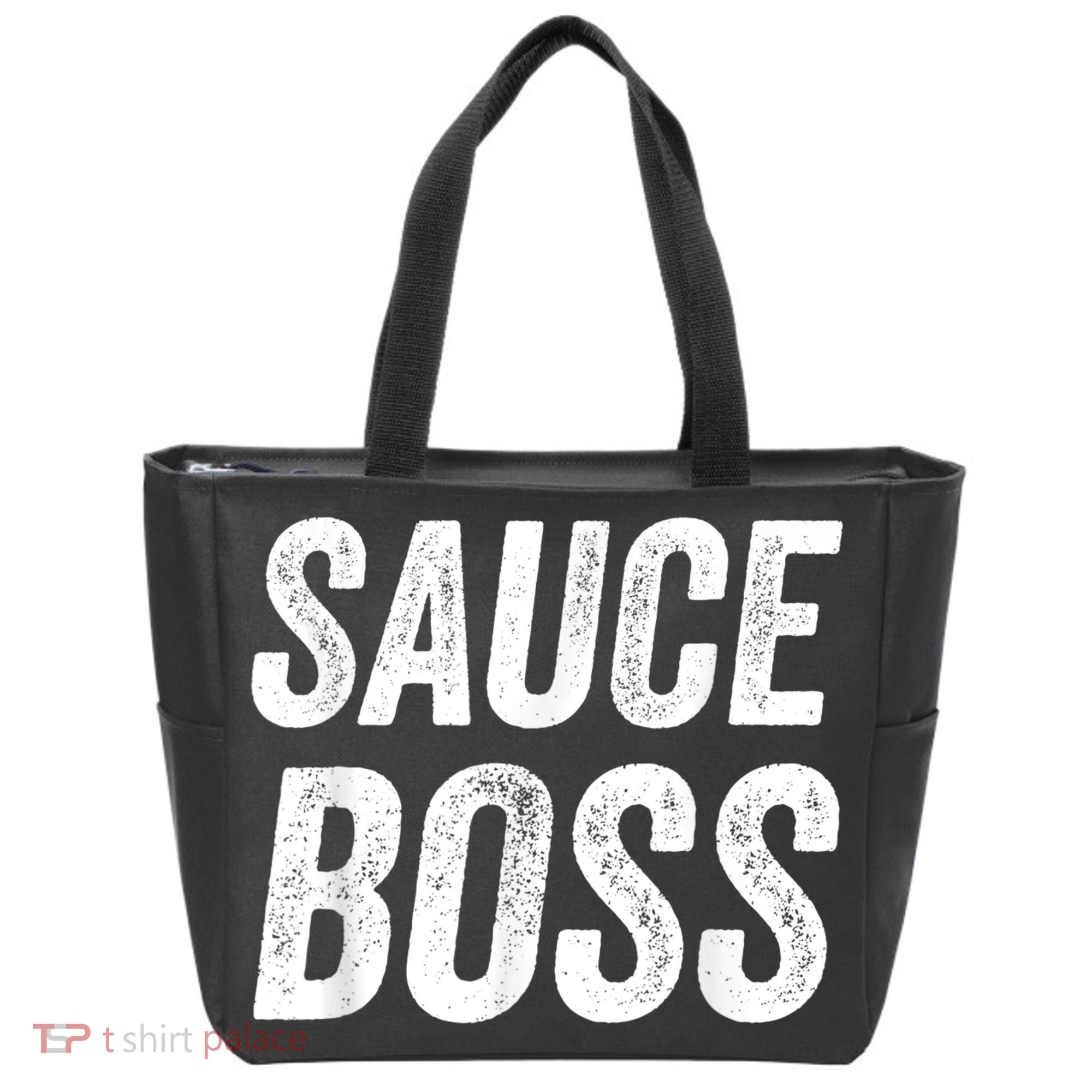 Sauce Boss Chef BBQ Cook Food Humorousa Tote Bag