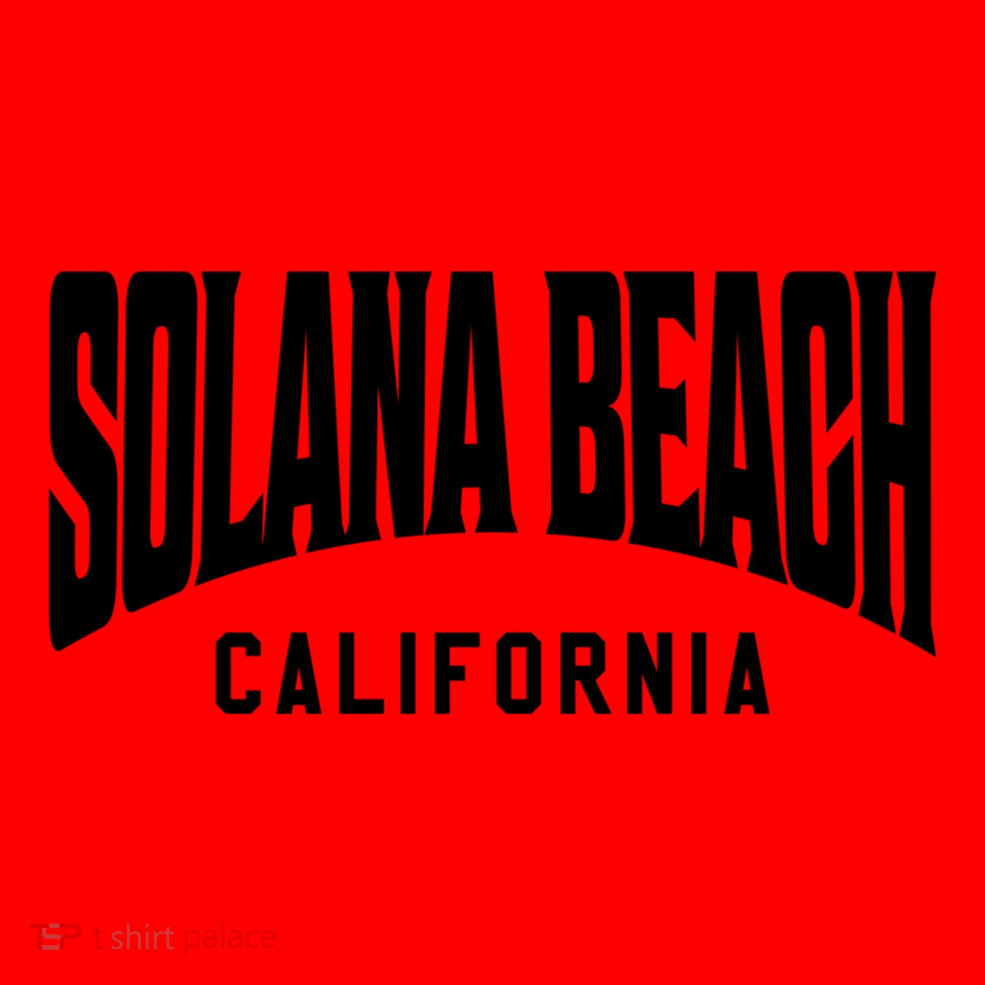 Solana Beach California Gift Santa Hat