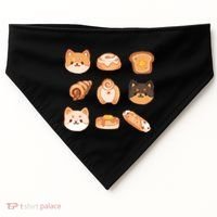 Shiba Buns Cute Cats USA-Made Doggie Bandana thumb 0