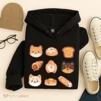 Shiba Buns Cute Cats Hoodie thumb 4