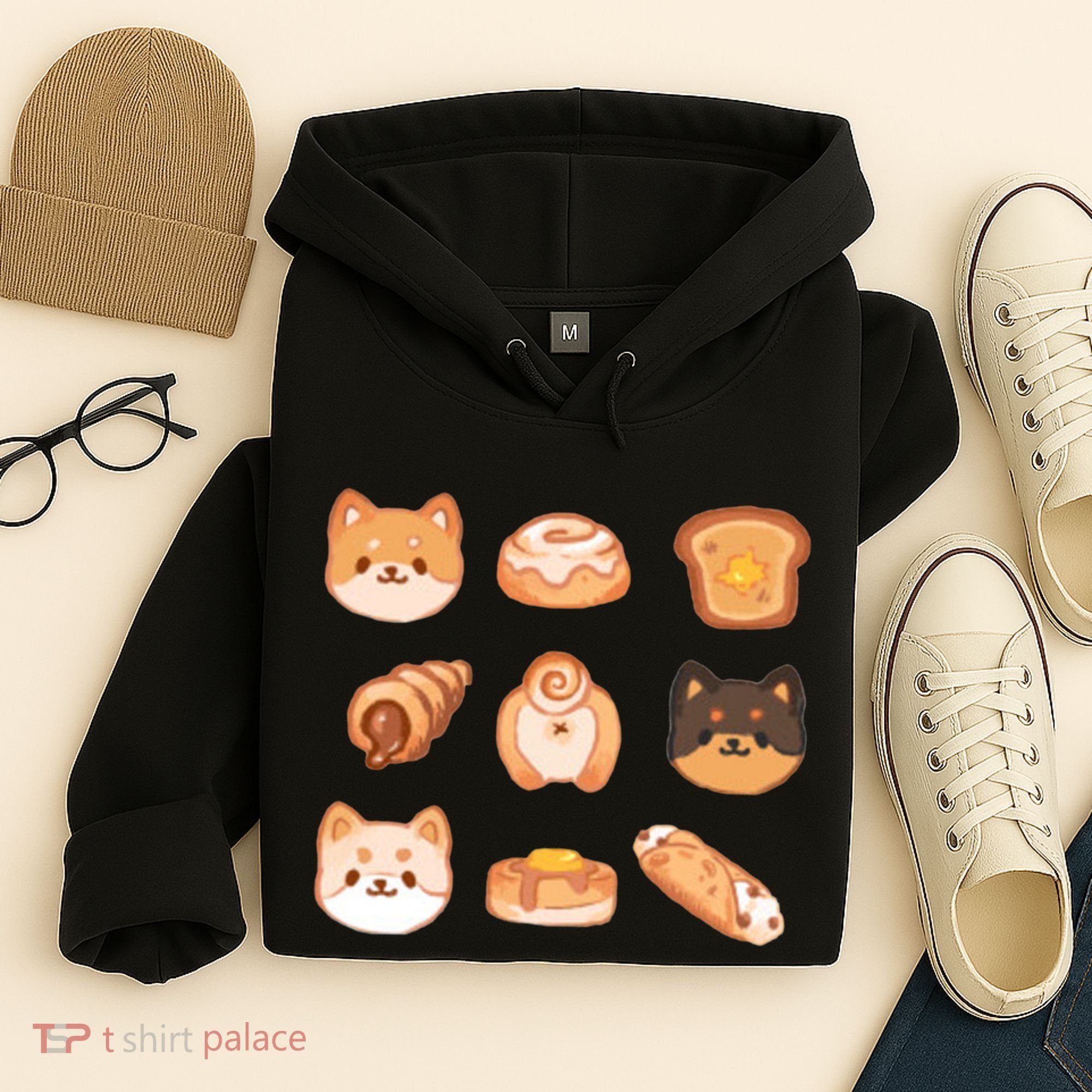 Shiba Buns Cute Cats Hoodie