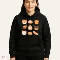 Shiba Buns Cute Cats Hoodie thumb 5