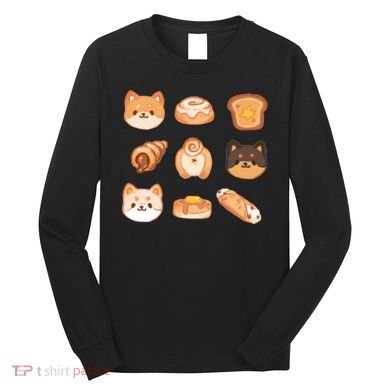 Shiba Buns Cute Cats Long Sleeve Shirt