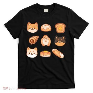 Shiba Buns Cute Cats T-Shirt