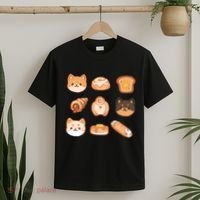 Shiba Buns Cute Cats T-Shirt thumb 2