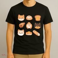 Shiba Buns Cute Cats T-Shirt thumb 3