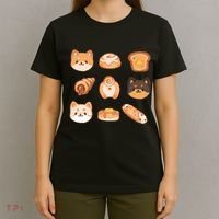 Shiba Buns Cute Cats T-Shirt thumb 4