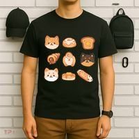 Shiba Buns Cute Cats T-Shirt thumb 6