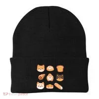 Shiba Buns Cute Cats Beanie thumb 0