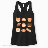 Shiba Buns Cute Cats Women's Tank Top thumb 0