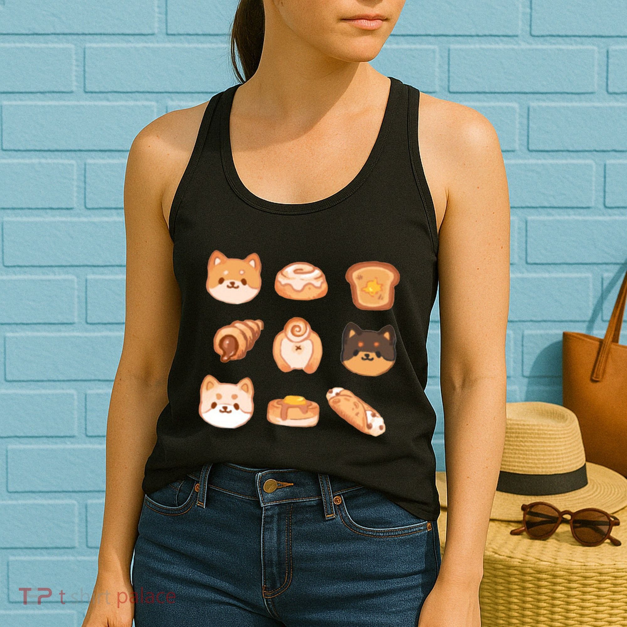 Shiba Buns Cute Cats Women's Tank Top
