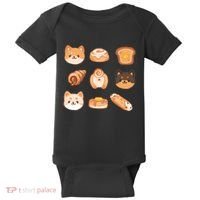 Shiba Buns Cute Cats Baby Bodysuit thumb 0