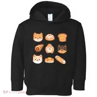 Shiba Buns Cute Cats Toddler Hoodie thumb 0