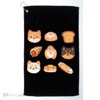 Shiba Buns Cute Cats Golf Towel thumb 0