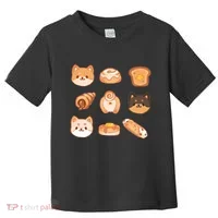 Shiba Buns Cute Cats Toddler T-Shirt thumb 0