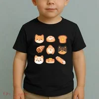 Shiba Buns Cute Cats Toddler T-Shirt thumb 2
