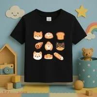 Shiba Buns Cute Cats Toddler T-Shirt thumb 3