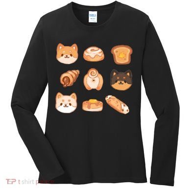 Shiba Buns Cute Cats Women's Long Sleeve Shirt