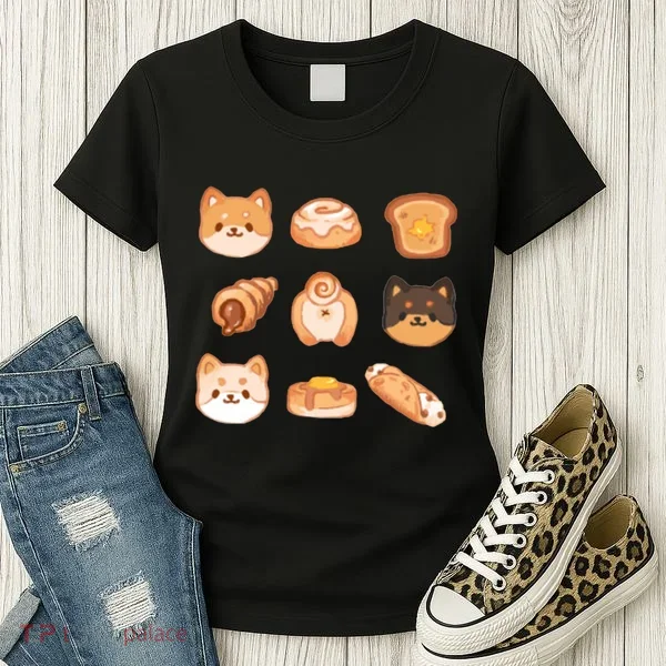 Shiba Buns Cute Cats Women's T-Shirt