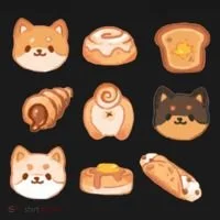 Shiba Buns Cute Cats Women's T-Shirt thumb 6