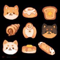 Shiba Buns Cute Cats Kids Sweatshirt thumb 2