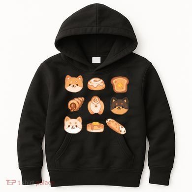 Shiba Buns Cute Cats Kids Hoodie