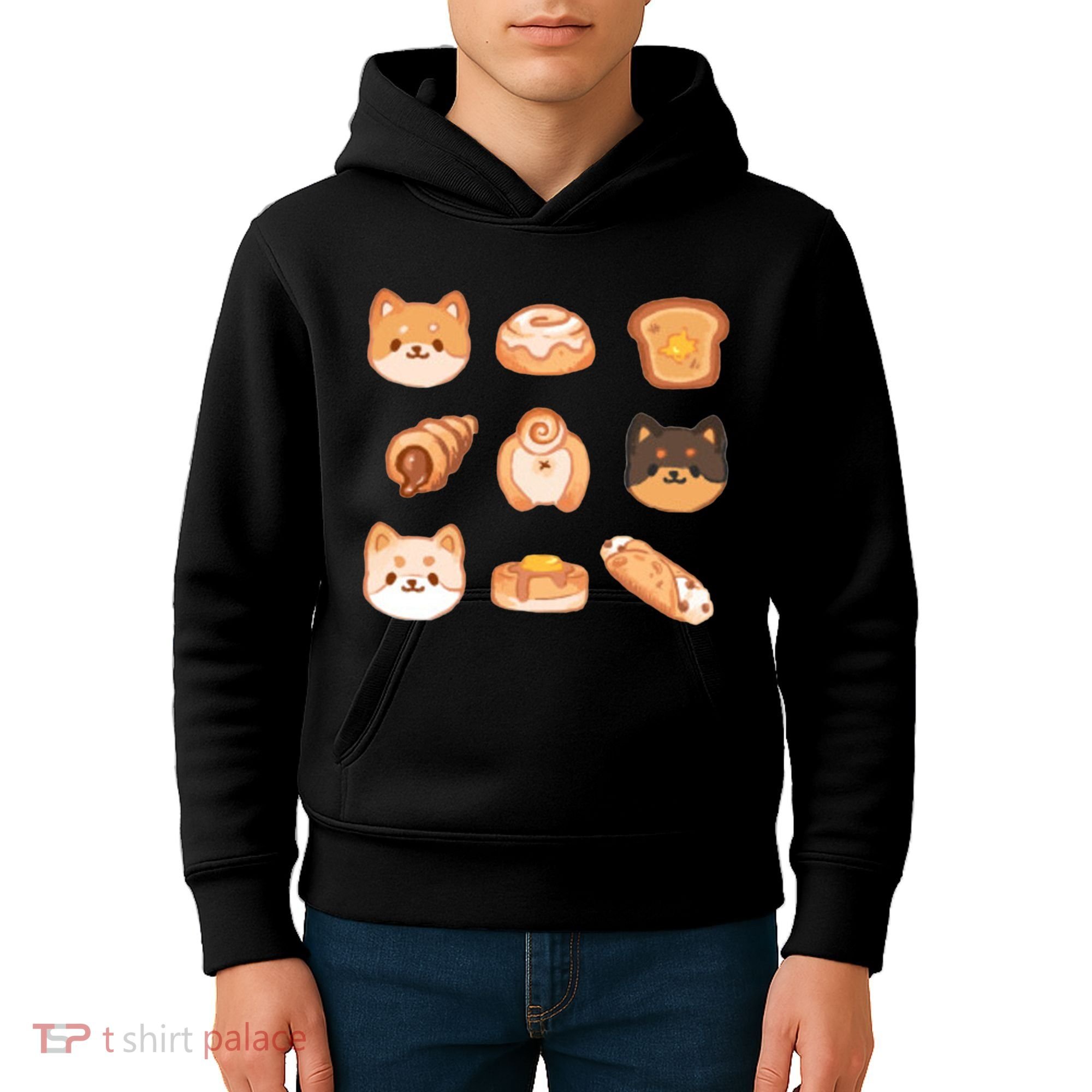 Shiba Buns Cute Cats Kids Hoodie