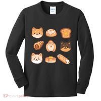 Shiba Buns Cute Cats Kids Long Sleeve Shirt thumb 0