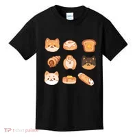 Shiba Buns Cute Cats Kids T-Shirt thumb 0