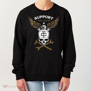 Support Blue Collar Women's Sweatshirt