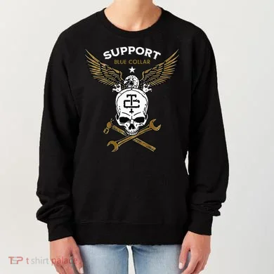 Support Blue Collar Women's Sweatshirt
