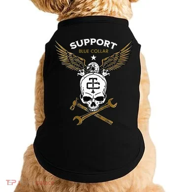 Support Blue Collar Doggie Tank