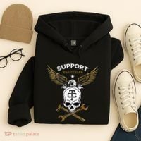 Support Blue Collar Hoodie thumb 4