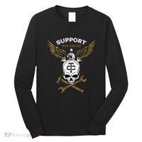 Support Blue Collar Long Sleeve Shirt thumb 0