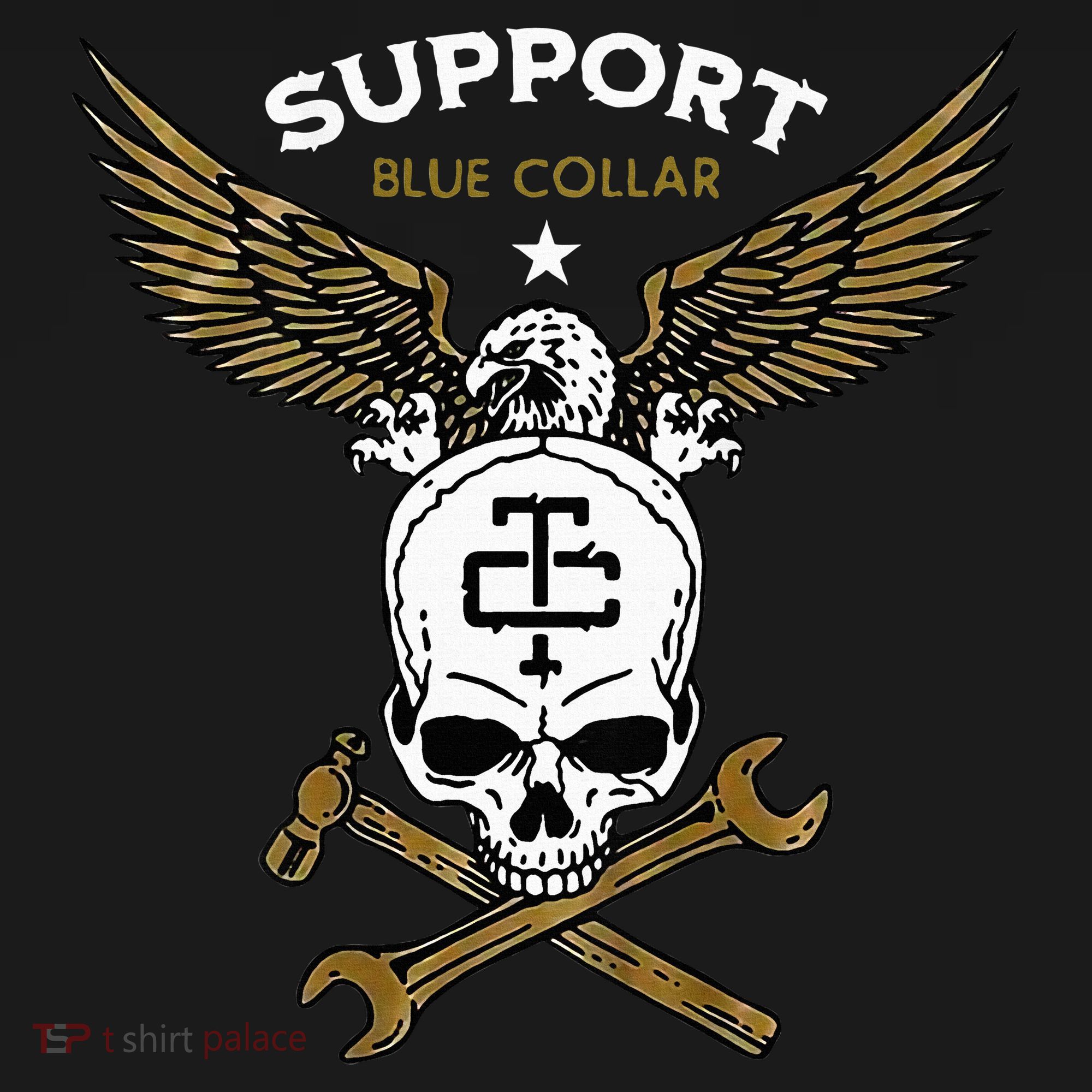 Support Blue Collar Sweatshirt
