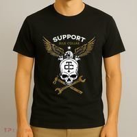 Support Blue Collar T-Shirt thumb 3