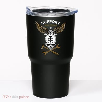 Support Blue Collar Tumbler