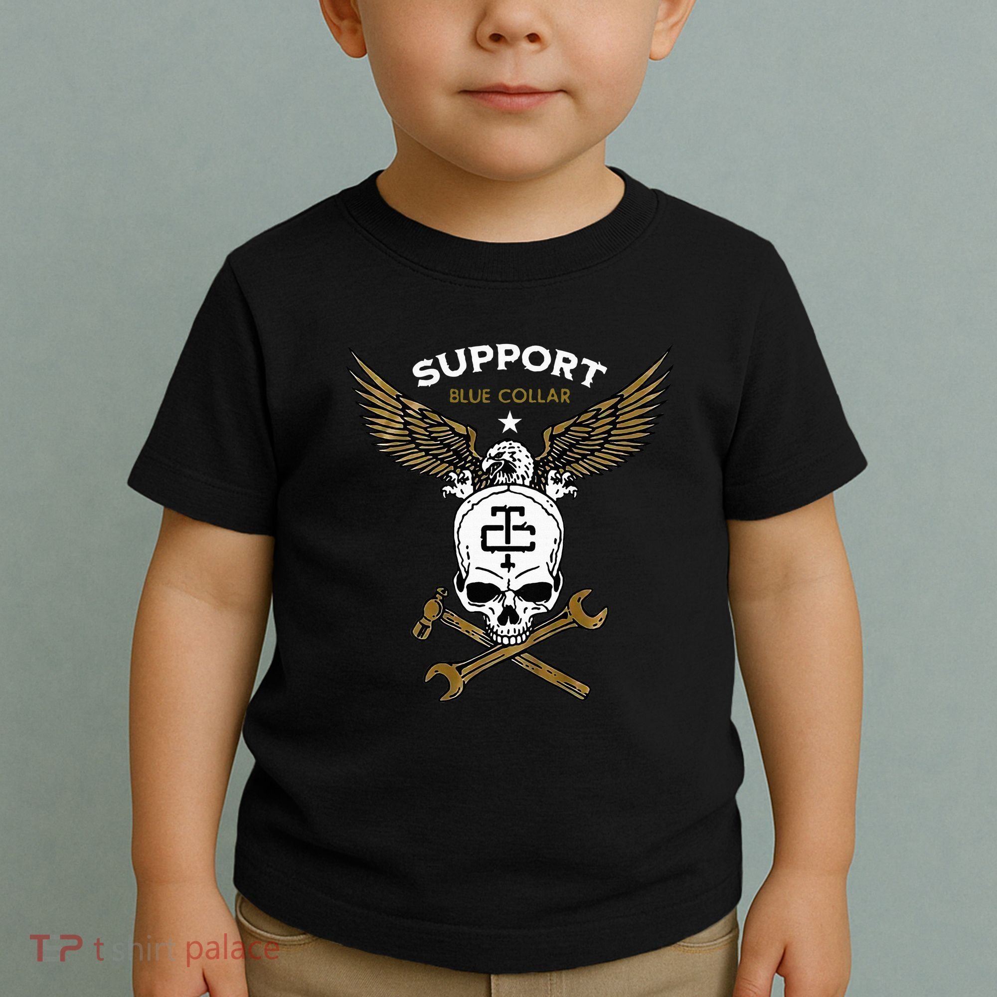 Support Blue Collar Toddler T-Shirt
