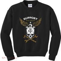 Support Blue Collar Kids Sweatshirt thumb 0