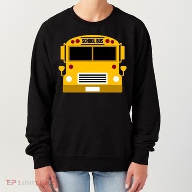 School Bus Costume Simple Halloween Costume Women's Sweatshirt