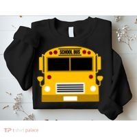 School Bus Costume Simple Halloween Costume Sweatshirt thumb 2