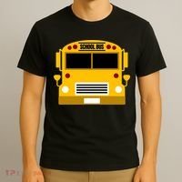 School Bus Costume Simple Halloween Costume T-Shirt thumb 3